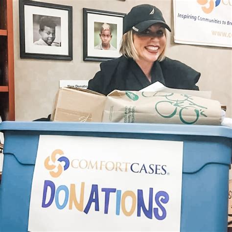 comfort cases donate toiletries.